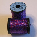 UNI Flat braid 7 yds 8 ply sm hot purple